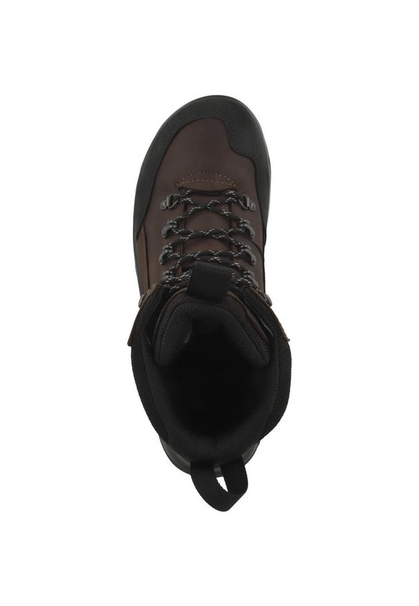 ecco - Buty trekkingowe męskie Ecco Offroad Mid. Wysokość cholewki: za kostkę. Zapięcie: sznurówki. Kolor: wielokolorowy, czarny, brązowy. Materiał: skóra. Szerokość cholewki: normalna. Sport: turystyka piesza