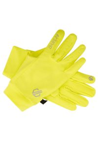 DARE 2B - Unisex rękawiczki rowerowe Cognet. Kolor: żółty. Materiał: poliester, elastan