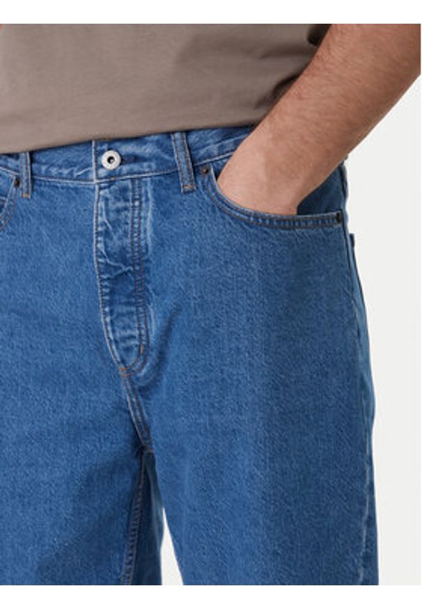 Hugo - HUGO Szorty jeansowe Skate 50555993 Niebieski Straight Fit. Kolor: niebieski. Materiał: bawełna