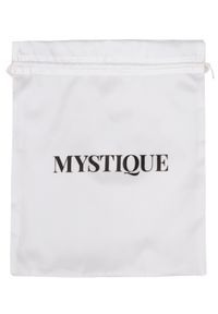 MYSTIQUE SHOES - Srebrne sandały Brusque. Zapięcie: pasek. Kolor: srebrny. Materiał: zamsz. Wzór: aplikacja #3