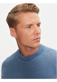 BOSS - Boss Sweter 50523568 Niebieski Regular Fit. Kolor: niebieski. Materiał: bawełna #2