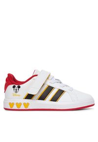 Adidas - adidas Sneakersy Grand Court Mickey El K JQ8067 Biały. Kolor: biały. Materiał: skóra #1