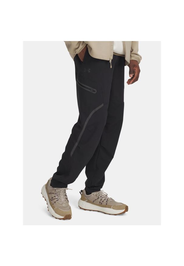 Spodnie męskie Under Armour Unstoppable Cargo. Kolor: czarny. Sport: fitness