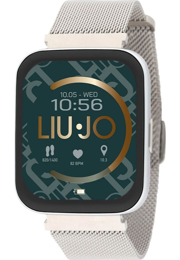 Liujo - Smartwatch damski LIU JO SWLJ081 srebrny bransoleta. Rodzaj zegarka: smartwatch. Kolor: srebrny