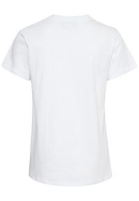 Kaffe T-Shirt Marin 10506137 Biały Regular Fit. Kolor: biały. Materiał: bawełna