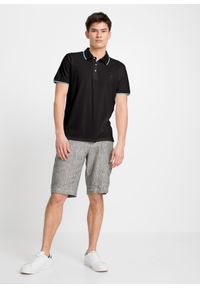 bonprix - Shirt polo pique (3 szt.) z czystej bawełny. Typ kołnierza: polo. Kolor: niebieski. Materiał: bawełna, materiał. Długość rękawa: krótki rękaw. Długość: krótkie #3