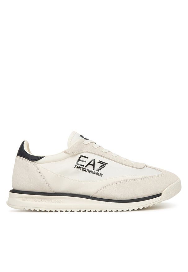 Sneakersy EA7 Emporio Armani. Kolor: kremowy