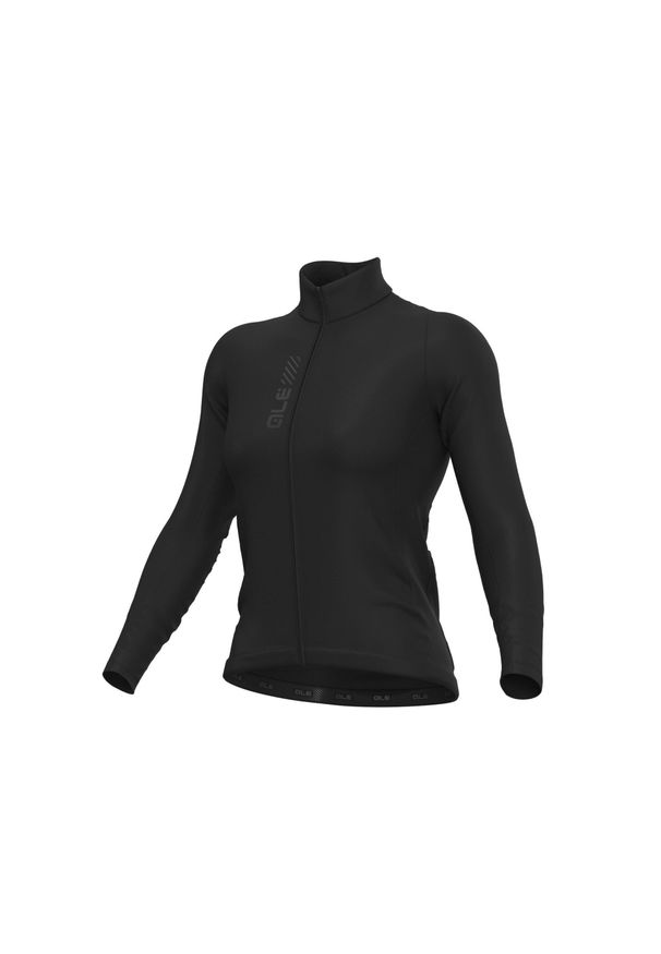 ALÉ CYCLING - Koszulka rowerowa damska Alé Cycling Solid Color Block LS. Kolor: czarny. Sport: kolarstwo