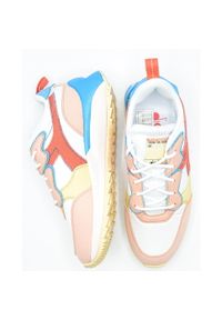 Buty do chodzenia damskie, Diadora Jolly Canvas Wn. Zapięcie: sznurówki. Kolor: różowy, wielokolorowy. Materiał: syntetyk, tkanina, materiał. Szerokość cholewki: normalna. Sport: turystyka piesza
