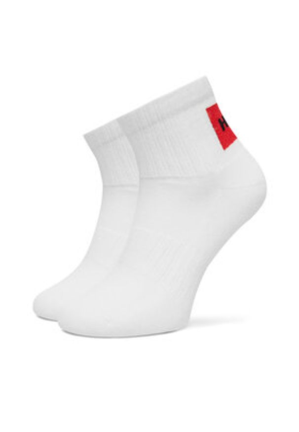 Hugo - HUGO Skarpety krótkie 50541597 Biały. Kolor: biały. Materiał: bawełna