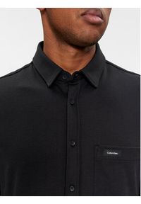 Calvin Klein Koszula K10K110858 Czarny Slim Fit. Kolor: czarny. Materiał: bawełna