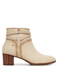 Pikolinos Botki W1Z-8521 Beżowy. Kolor: beżowy. Materiał: skóra #1