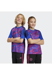 Adidas - Pogba Training Jersey. Kolor: niebieski, wielokolorowy, różowy. Materiał: jersey #1