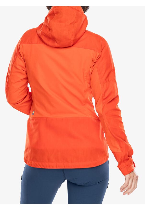 Fjällräven - Kurtka górska damska Fjallraven Abisko Lite Trekking Jacket. Kolor: pomarańczowy. Sport: turystyka piesza