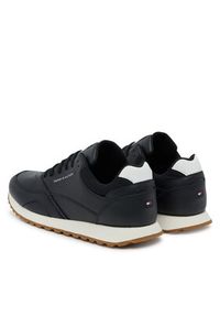TOMMY HILFIGER - Tommy Hilfiger Sneakersy New Runner Eva Ess FM0FM05512 Czarny. Kolor: czarny. Materiał: skóra