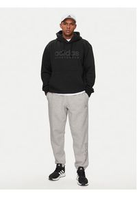 Adidas - adidas Bluza All Szn Fleece Graphic IW1202 Czarny Loose Fit. Kolor: czarny. Materiał: bawełna