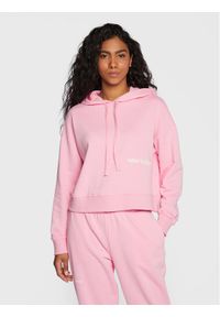 New Balance Bluza Essentials WT23512 Różowy Relaxed Fit. Kolor: różowy. Materiał: syntetyk, bawełna