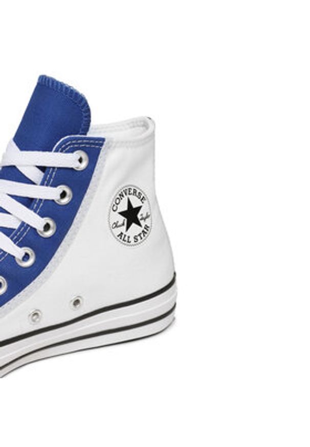 Converse Trampki Chuck Taylor All Star Hi A03417C Biały. Kolor: biały. Materiał: materiał