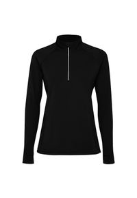 ROLY - Bluza Z Długim Rękawem Dla Pań I Panów Estambul Quarter Zip. Kolor: czarny. Długość rękawa: długi rękaw. Długość: długie