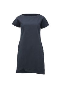 ZSPORT - Elegancka letnia sukienka bawełniana dla kobiet - Model Dikla 2XL. Kolor: niebieski. Materiał: bawełna. Sezon: lato. Typ sukienki: sportowe, asymetryczne. Styl: elegancki
