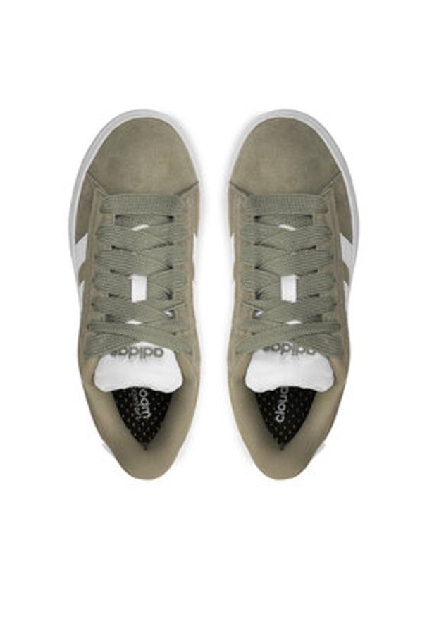 Adidas - adidas Sneakersy Grand Court Alpha IH3849 Zielony. Kolor: zielony. Materiał: skóra, zamsz