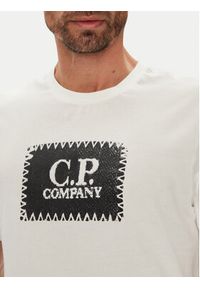 C.P. Company T-Shirt RCCMTS723A005100W Écru Regular Fit. Materiał: bawełna #3