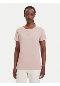 BOSS T-Shirt C_Elove_embro 50554696 Różowy jasny Slim Fit. Kolor: różowy. Materiał: bawełna #1