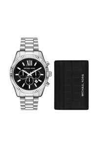 Michael Kors Zegarek MK1091SET Srebrny. Kolor: srebrny