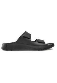 ecco - Klapki damskie Ecco 50090401001. Kolor: wielokolorowy. Materiał: materiał, skóra