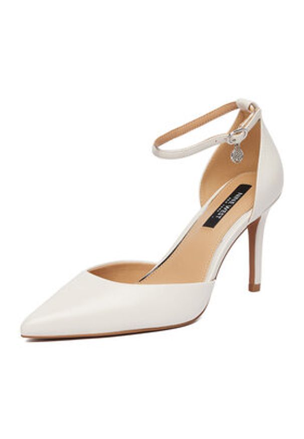 Nine West Szpilki CEO-CD23029-18 Biały. Kolor: biały. Materiał: materiał. Obcas: na szpilce