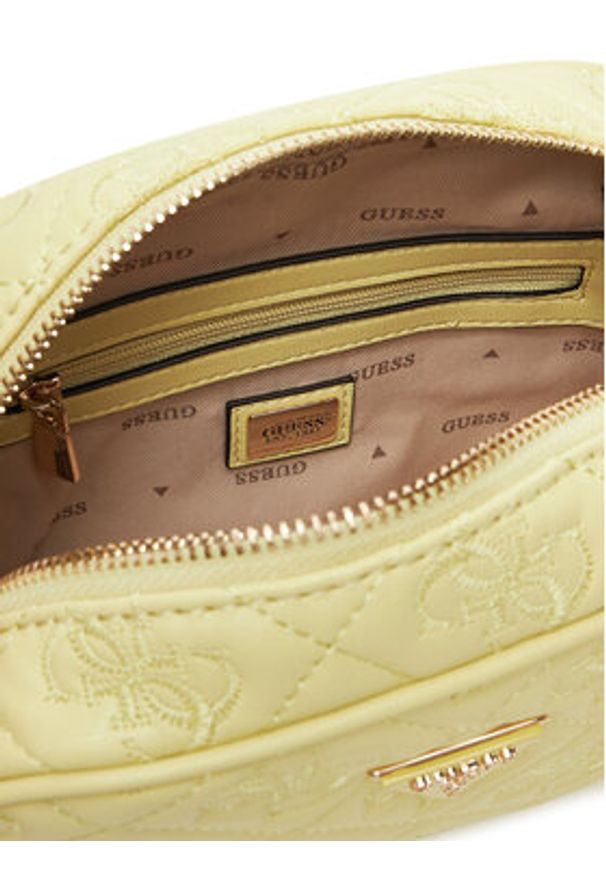 Guess Torebka 176299 Żółty. Kolor: żółty. Materiał: skórzane