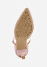 Born2be - Różowe Czółenka z Tkaniny VICES na Szpilce z Paskiem Wokół Kostki i Wkładką Soft-Pillow Vhestarish. Okazja: na co dzień, do pracy, na spotkanie biznesowe. Zapięcie: pasek. Kolor: różowy. Materiał: tkanina. Obcas: na szpilce. Styl: casual, biznesowy, elegancki #3