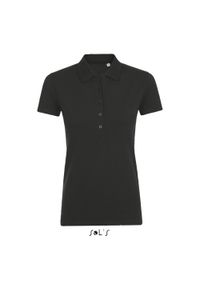 SOL'S - Damska koszulka polo Sol's Phoenix. Typ kołnierza: polo. Kolor: czarny #1