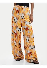 Desigual Spodnie materiałowe Pant Preston 26SWPW38 Pomarańczowy Relaxed Fit. Kolor: pomarańczowy. Materiał: wiskoza #1