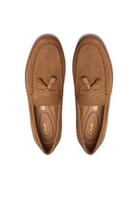 Clarks Mokasyny Torford Tassel 26180333 Brązowy. Kolor: brązowy. Materiał: zamsz, skóra #5