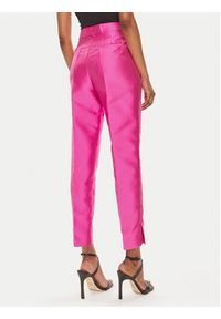 Babylon Spodnie materiałowe U_S0556B Różowy Slim Fit. Kolor: różowy. Materiał: syntetyk #4