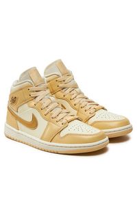 Nike Sneakersy Air Jordan 1 Mid Se FB9892 200 Écru. Kolor: kremowy. Materiał: skóra. Model: Nike Air Jordan #4