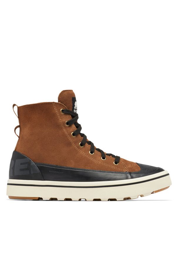 sorel - Sorel Trampki Cheyanne™ Metro II Sneak Wp 2048571242 Brązowy. Kolor: brązowy. Materiał: zamsz, skóra