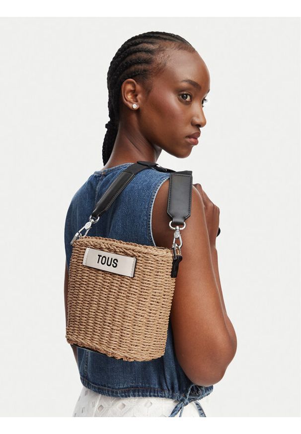Tous - TOUS Torebka Saca Scoubidou 2001854651 Beżowy. Kolor: beżowy