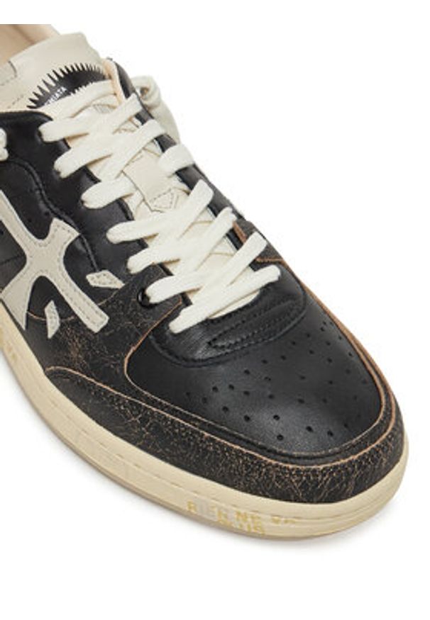 Premiata Sneakersy Bskt Clay Var 7265 Czarny. Kolor: czarny. Materiał: skóra