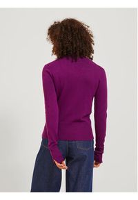 JJXX Golf 12201875 Fioletowy Regular Fit. Typ kołnierza: golf. Kolor: fioletowy. Materiał: wiskoza #2