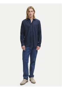 Jack & Jones - Jack&Jones Koszula Classic Melange 12278416 Granatowy Regular Fit. Kolor: niebieski. Materiał: bawełna #7
