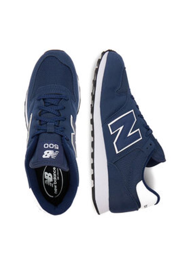 New Balance Sneakersy C-GM500 Granatowy. Kolor: niebieski. Materiał: materiał