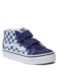 Sneakersy Vans Sk8-Mid Reissu VN0A38HH84A1 Color Theory/ Blueprint. Kolor: niebieski. Materiał: zamsz, skóra. Model: Vans SK8 #1