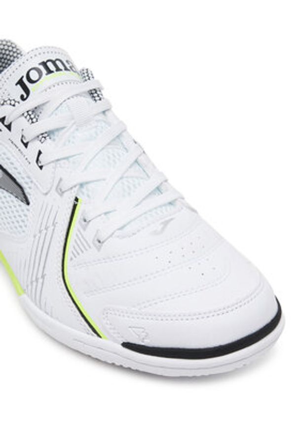 Joma Buty do piłki nożnej Dribling 2502 DRIS2502IN Biały. Kolor: biały. Materiał: skóra