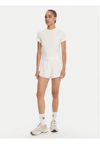 Reebok T-Shirt RK25309CCW Biały Slim Fit. Kolor: biały. Materiał: bawełna #4