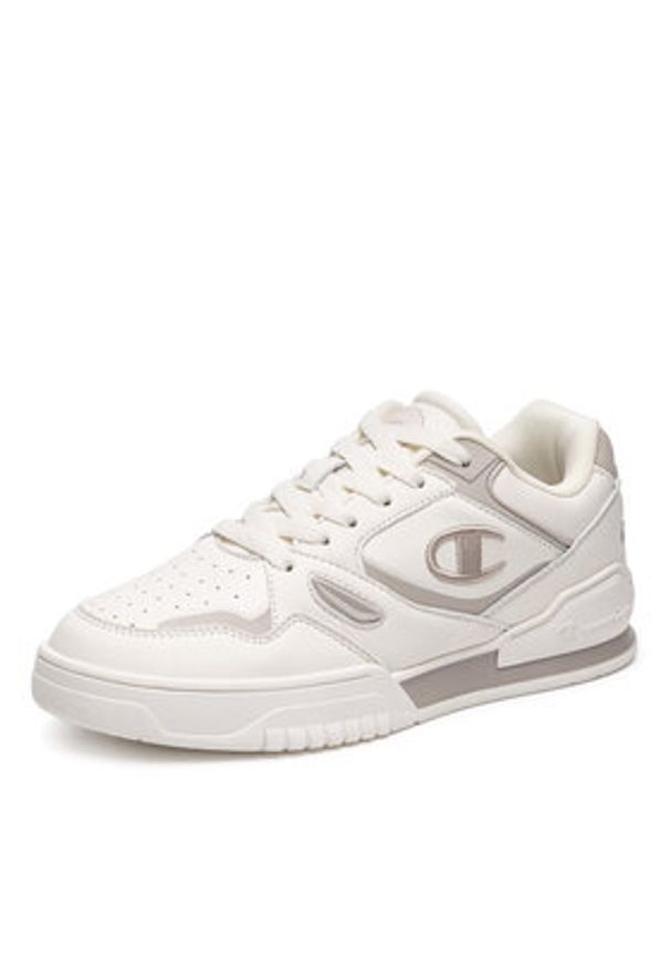 Champion Sneakersy 3 POINT LOW TECH S11699-WW015 Écru. Materiał: skóra