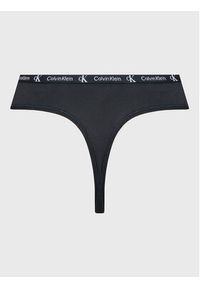 Calvin Klein Underwear Komplet 2 par stringów 000QD3990E Czarny. Kolor: czarny. Materiał: bawełna #5