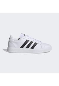 Adidas - Grand Court TD Lifestyle Court Casual Shoes. Okazja: na co dzień. Kolor: czarny, biały, wielokolorowy. Materiał: materiał