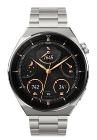 HUAWEI - Smartwatch Huawei Watch GT 3 Pro 46mm Elite. Rodzaj zegarka: smartwatch. Materiał: materiał, skóra. Styl: sportowy, klasyczny, elegancki, retro #4